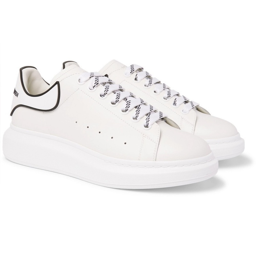 Alexander McQueen White Minimalist Sneakers Mens 9 Women’s 10